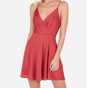 Spaghetti Strap Burnt Orange Dress